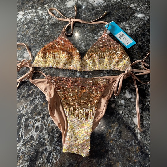 NWT beach bunny bikini Ariel extremely rare XL set - Picture 3 of 16